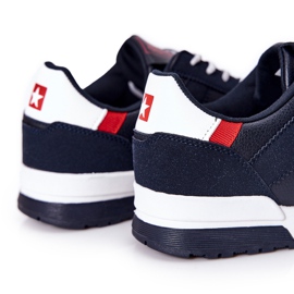 Tênis esportivos masculinos Memory Foam Big Star Azul marinho II174083 2