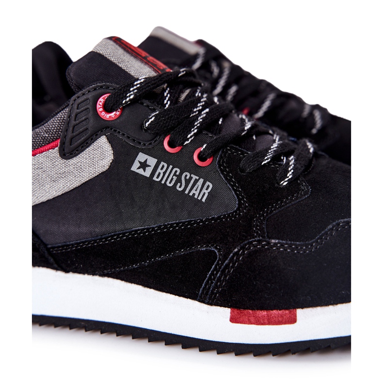 Sapatas esportivas masculinas Big Star II174191 pretas preto 1