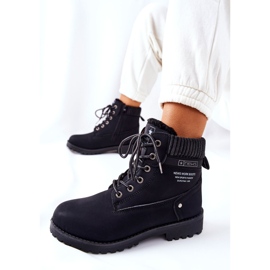 PE1 Botas pretas Grunders femininas preto 2