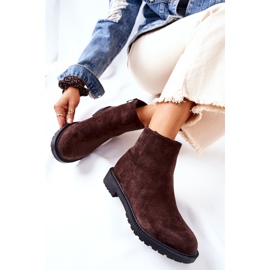 PH1 Botas Chelsea Botas De Salto Riso Marrom Laurette 2