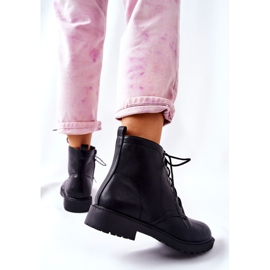 PH1 Botas clássicas de couro preto melome 2