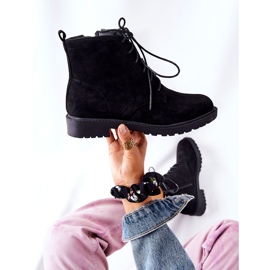 PH1 Botas clássicas pretas Melome amarradas preto 1