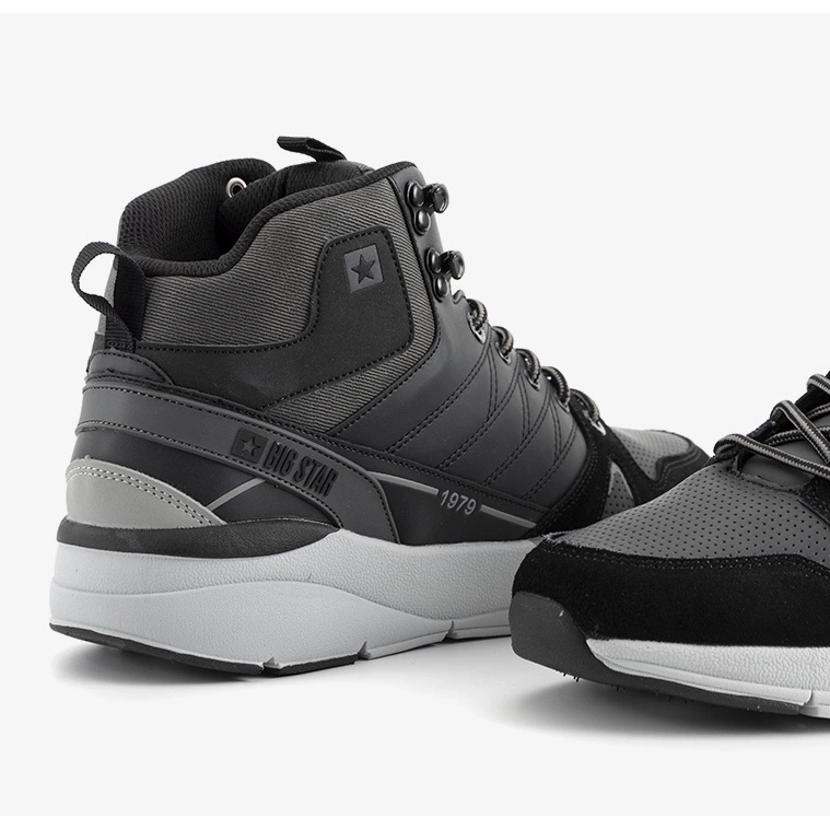 Sapatilhas Big Star pretas de homem preto 1