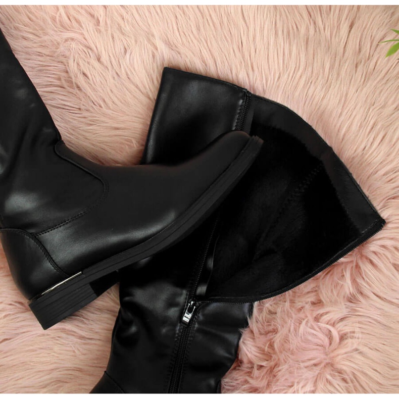 Botas de inverno Sergio Leone W SK350 pretas preto 1