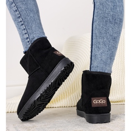 BM Botas de neve femininas negras de Nanna preto 2