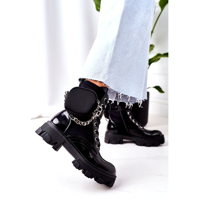 Trabalhadores isolados femininos com rim e cadeia preta preto 4