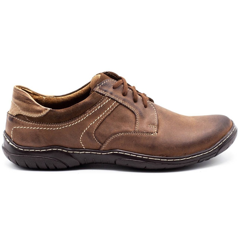 KOMODO Sapatos masculinos 835 castanhos marrom 7