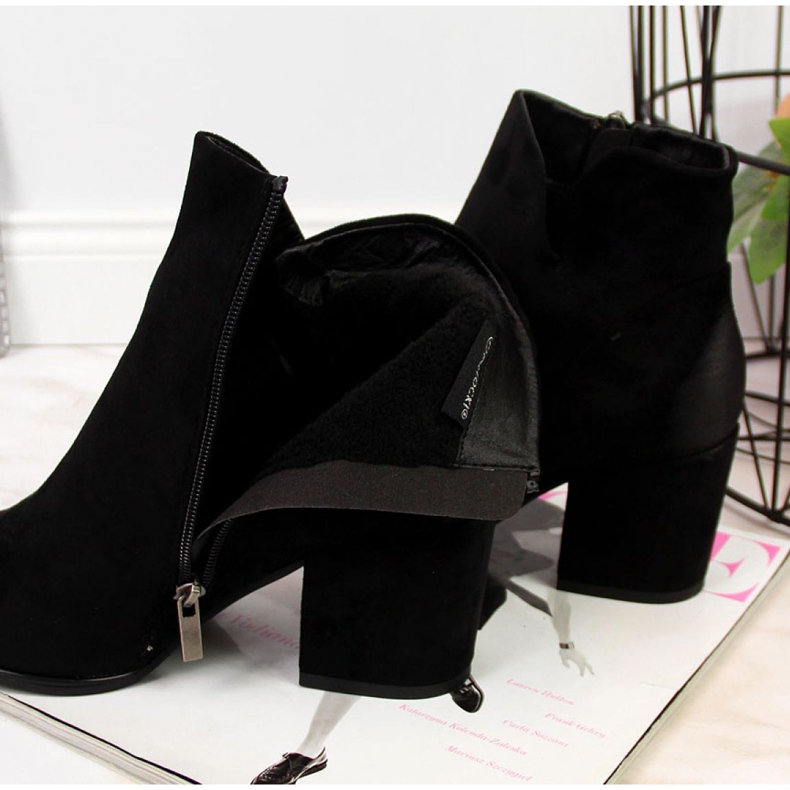 Botas isoladas Potocki W WOL29 pretas preto 1