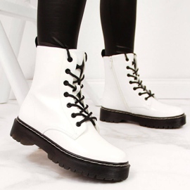 Botas quentes Vinceza W JAN55B brancas branco 1