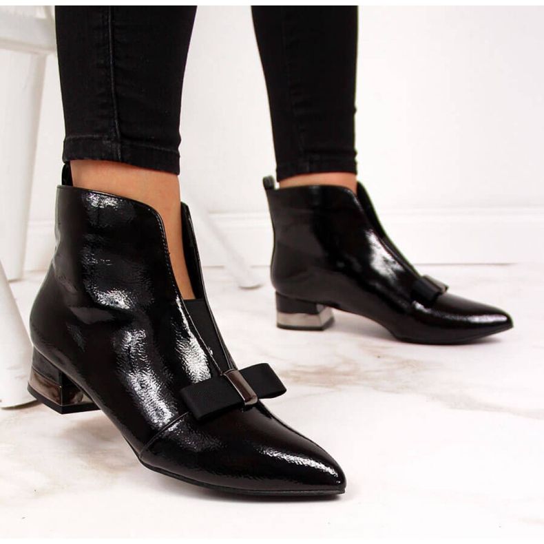 Botas cortadas com laço T.Sokolski W SCA145 preto 1 Botas cortadas com laço T.Sokolski W SCA145 preto 1