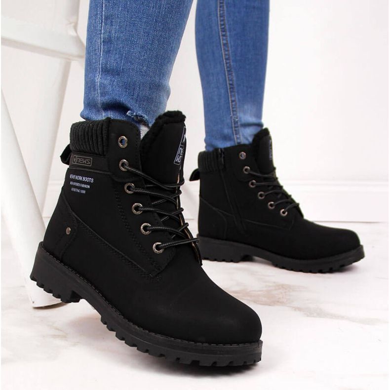 Botas isoladas femininas - Notícias W EVE317A preto 1
