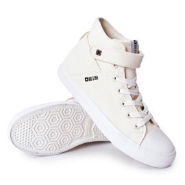 Tênis High Big Star FF174140 Branco crua 1