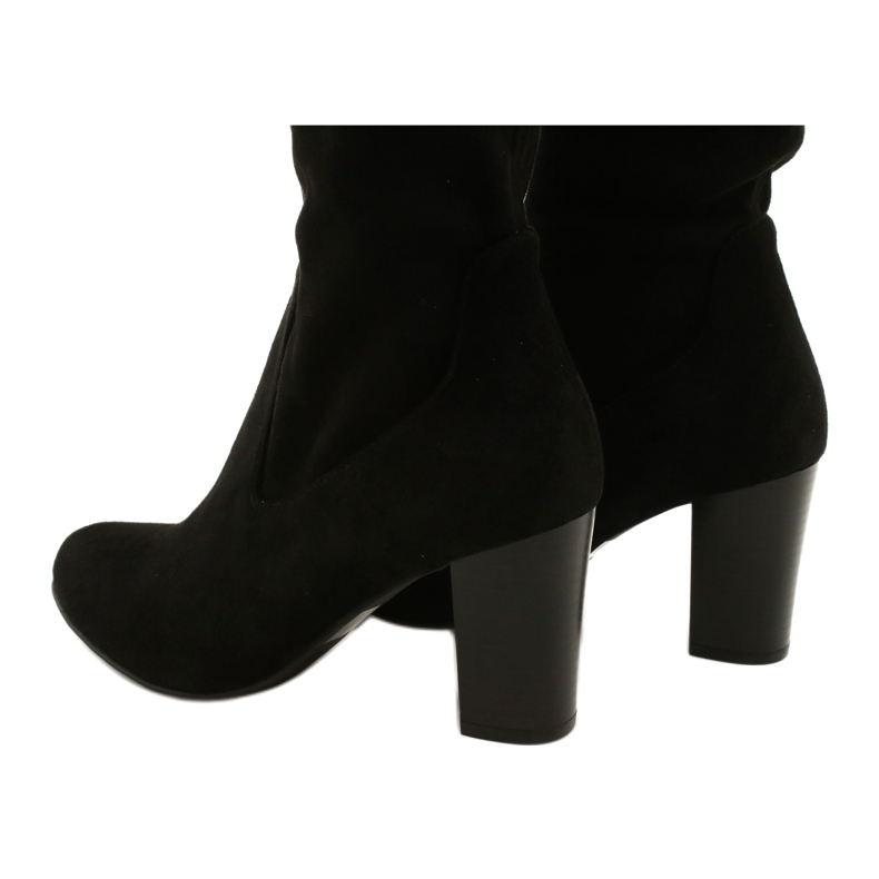 Botas elásticas femininas Caprice 9-25500-27 044 preto 5 Botas elásticas femininas Caprice 9-25500-27 044 preto 5