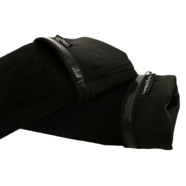 Botas elásticas femininas Caprice 9-25500-27 044 preto 8