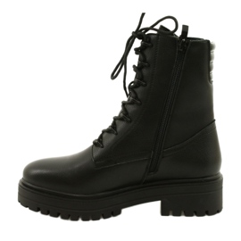 Botas Couro Sergio Leone TR756 Entrelaçado Preto 1