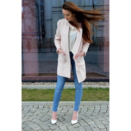 Estiletes lacados elegantes A899 bege 1