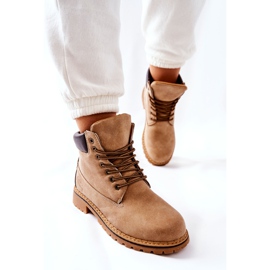 PH1 Botas Quentes Beige Esmagamento Feminina castanho 2