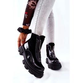 Botas com isolamento de couro Laura Messi Black 2371 preto 1