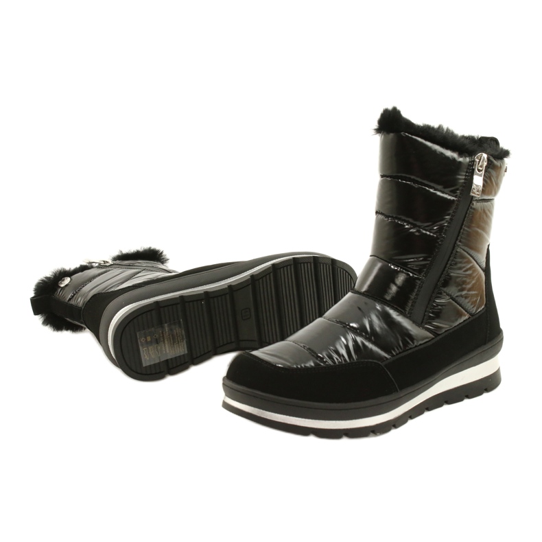 Botas de neve pretas com membrana Caprice 26425-27 019 preto 2