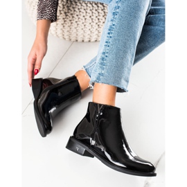 Botas lacadas pretas VINCEZA preto 1