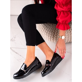 Filippo Sapatos de couro confortáveis preto 1