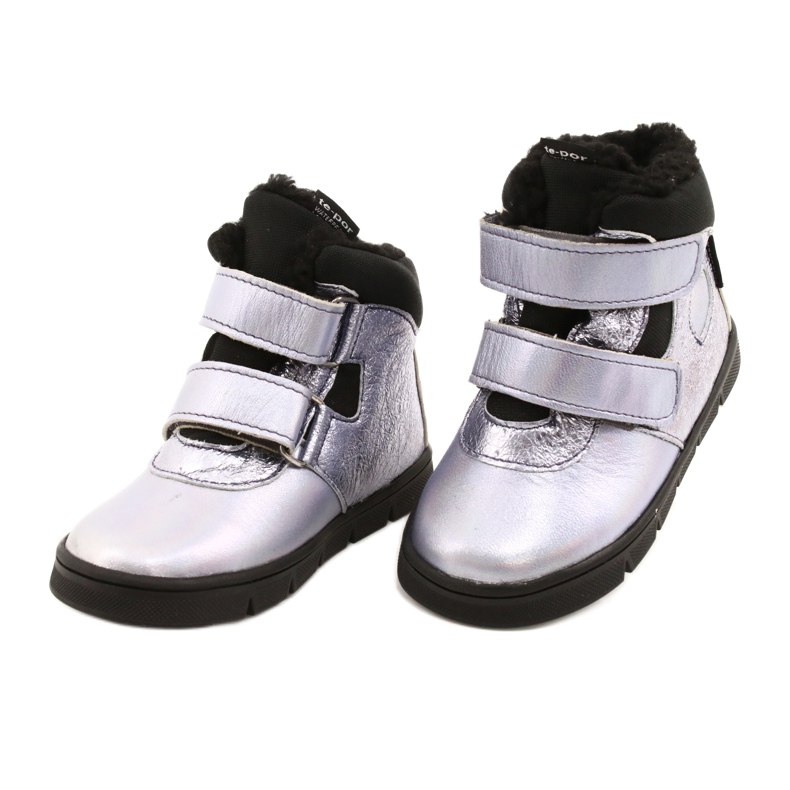 Botas de meninas com membrana te-por Mazurek 1360 Purple roxo 3