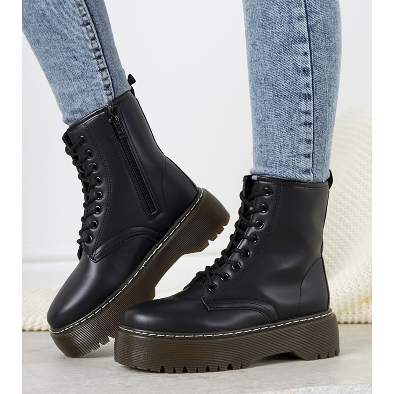 Botas Lebel pretas preto 2 Botas Lebel pretas preto 2