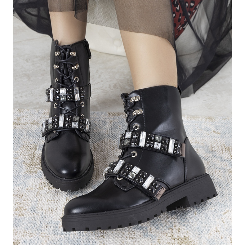 Quinze botas pretas femininas preto 1