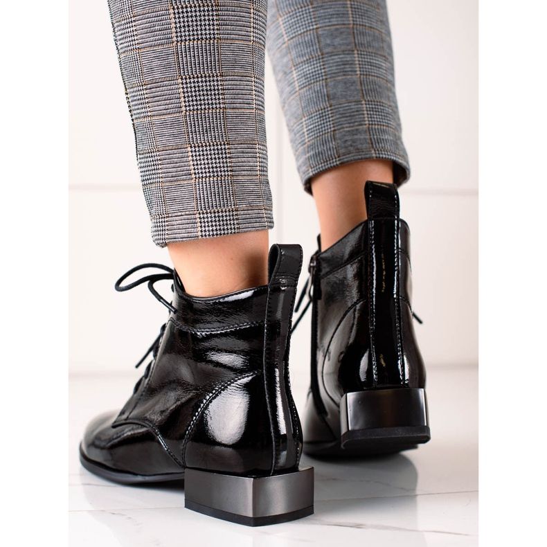ARTIKER Botas Elegantes De Couro preto 1