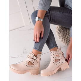 Bestelle Trabalhadores elegantes com strass bege 1