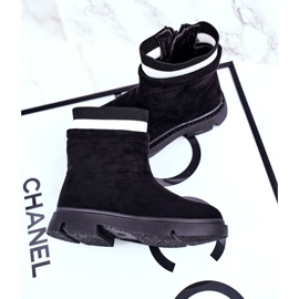 Apawwa Sapatinho infantil preto quente pinko 2