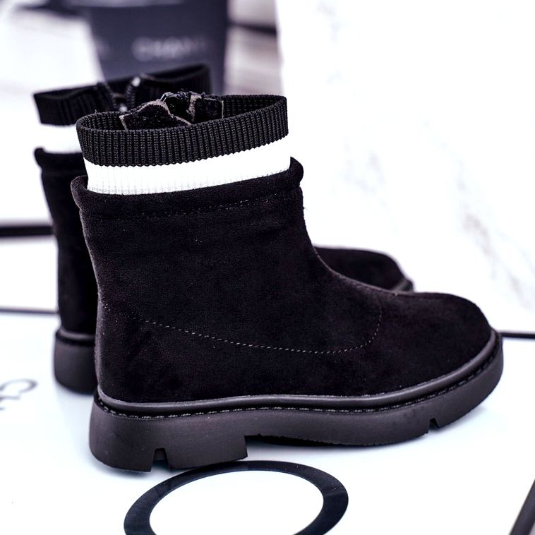 Apawwa Sapatinho infantil preto quente pinko 3