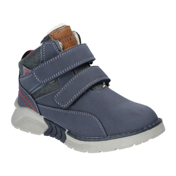 Calçados esportivos quentes American Club XD18 / 21 Navy com pele azul marinho 1