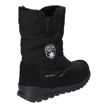 Botas de neve impermeáveis Softshell com membrana American Club SN22 / 21, pretas preto 2 Botas de neve impermeáveis Softshell com membrana American Club SN22 / 21, pretas preto 2