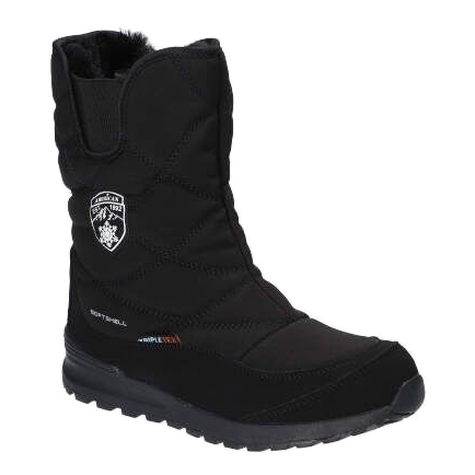 Botas de neve impermeáveis ​​Softshell com membrana American Club SN22 / 21, pretas preto 3