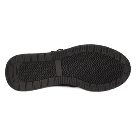Tênis de couro Filippo DP3149 / 21 BK preto 2