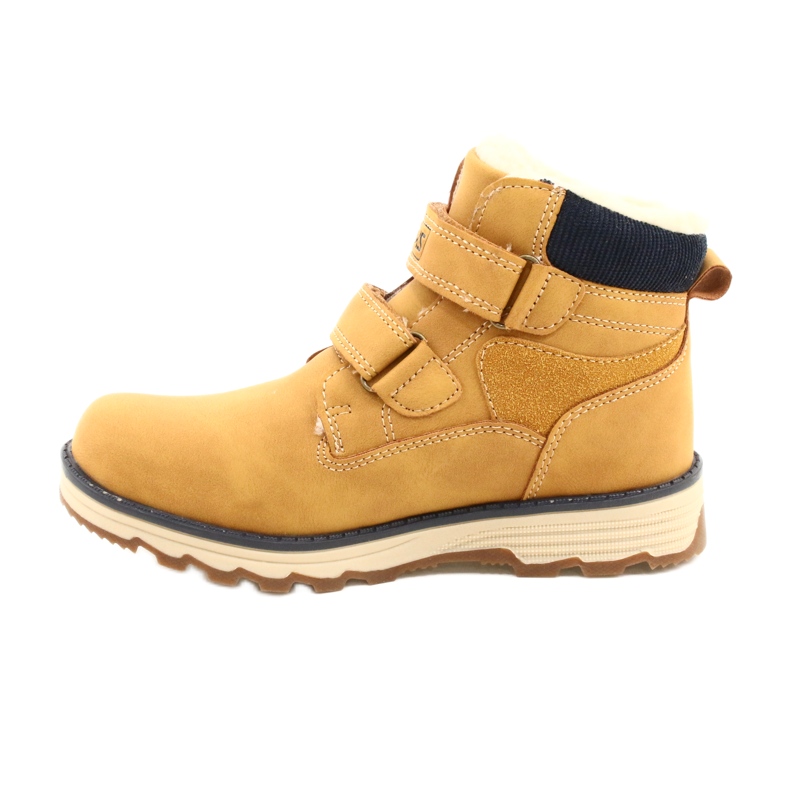 Botas de madeira com Velcro Camel News 21DZ20-4307 amarelo 2 Botas de madeira com Velcro Camel News 21DZ20-4307 amarelo 2