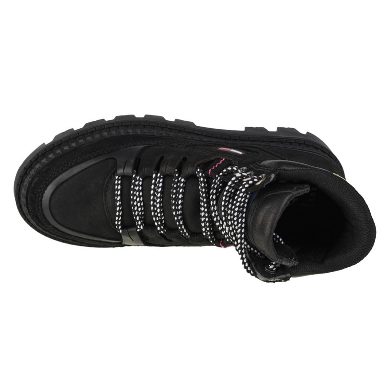 Bota Híbrida Tommy Hilfiger Jeans W EN0EN01596-BDS preto 2