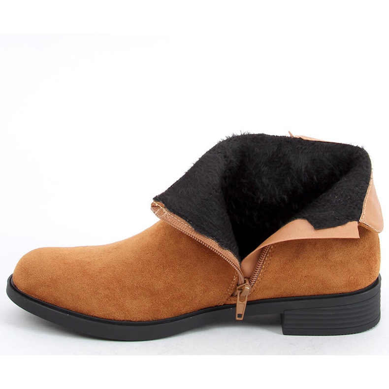 Botas femininas Camel MR-10 sem salto marrom 1