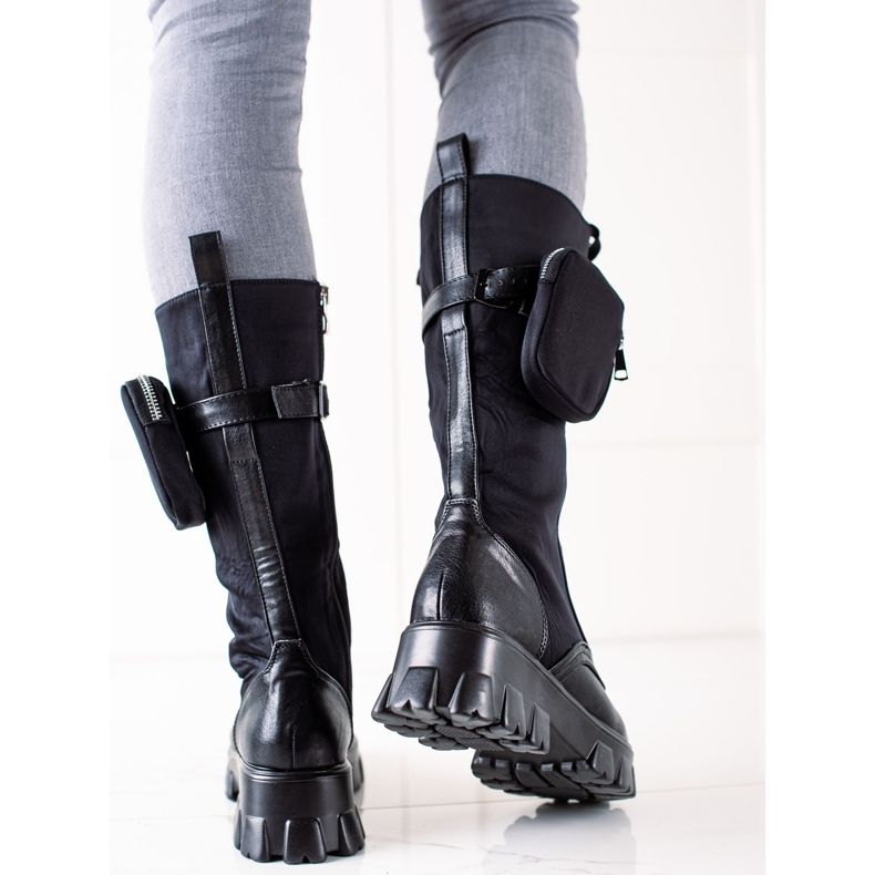 TRENDI Trabalhadores Altos com Bolso preto 1