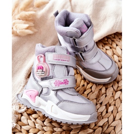 PJ2 Botas de neve quente infantil Botas prata Nemi 2