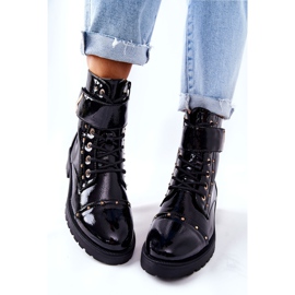 PG1 Botas Colira Preto Lacado Quente 1