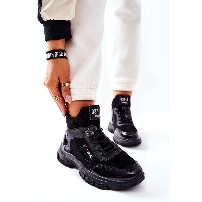 PH1 Calçados esportivos de couro alto quente Black Merit preto 1