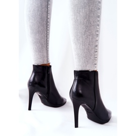 Botas femininas de salto alto Sergio Leone BT501 preto 1