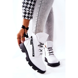 Botas Aquecidas Com Pêlo Sergio Leone Branco TR740 1