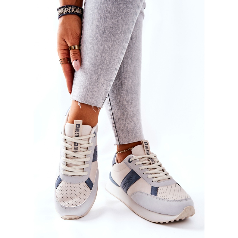 Tênis esportivos Memory Foam Big Star II274397 cinza-azul 1