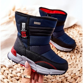 PJ2 Botas para neve altas para crianças, azul marinho Leoth azul-marinho 1