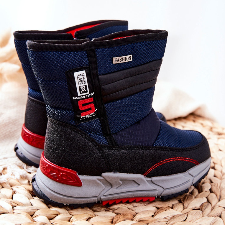 PJ2 Botas para neve altas para crianças, azul marinho Leoth azul-marinho 2