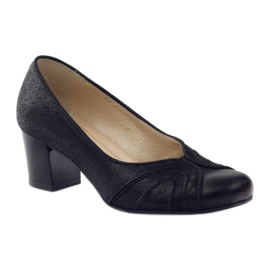 Espinto Feminino Bombas no Pilar Black preto 1