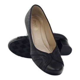 Espinto Feminino Bombas no Pilar Black preto 3